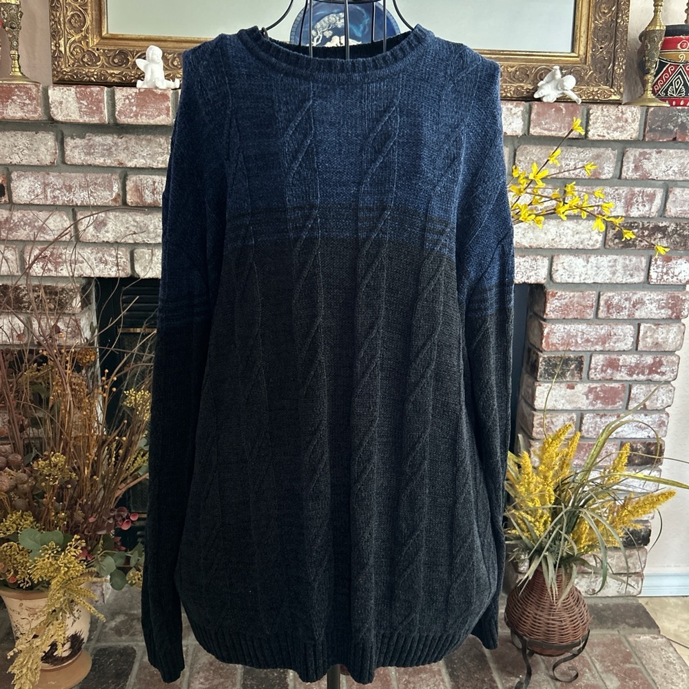 Axcess Navy Blue Men’s Long Sleeve Sweater Sz XL